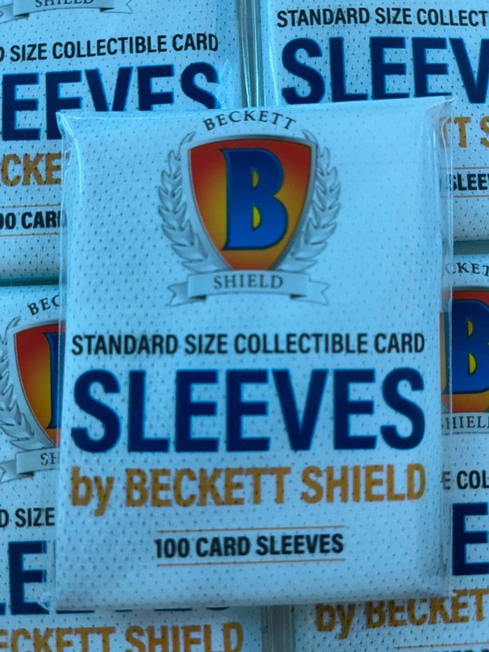 5 paquets de 100 sleeves Beckett Shields ( 500 sleeves ) - photo numéro 3