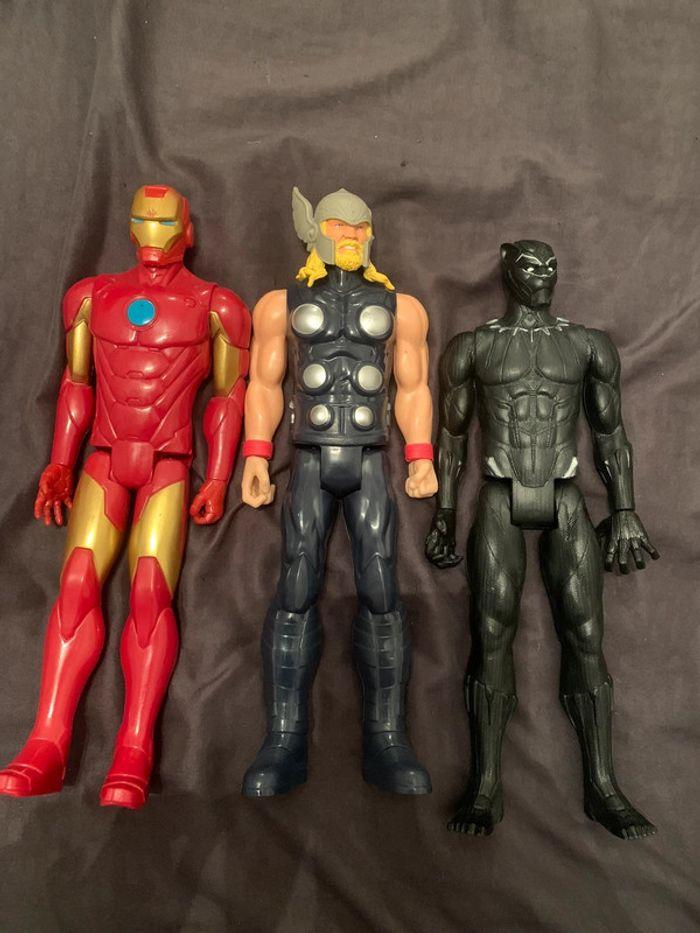 Marvel - Pack 3 Figurines Titan Hero - photo numéro 1