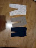 Lot 3 leggings 12 mois