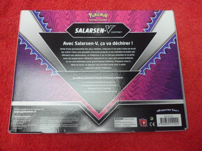 Coffret Pokémon Salarsen V neuf scellé RARE - photo numéro 2