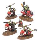 4x Squighog Boyz + 1x Bomb Squig / Boyz sur Squiglier + Squig Bombe - Orks