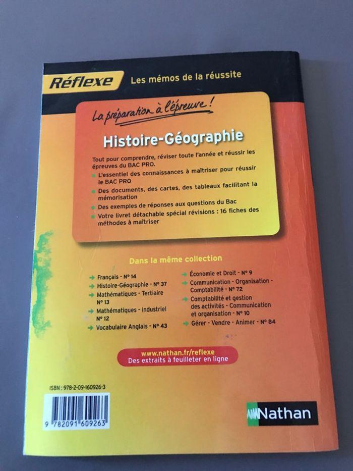 Livre Histoire Géographie Bac Pro - photo numéro 2