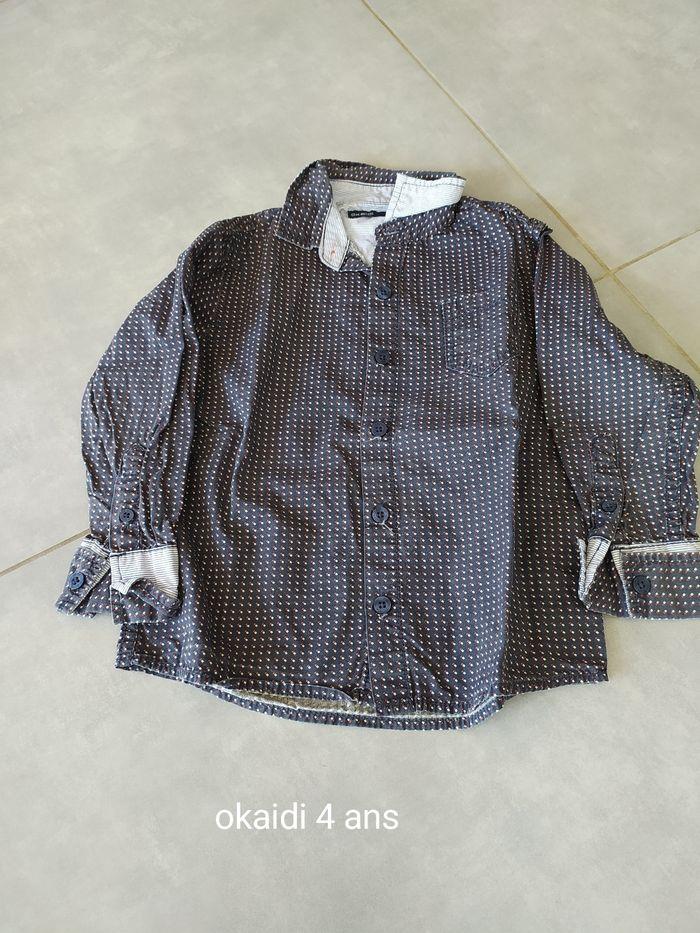 Chemise manches longues Okaïdi 4 ans