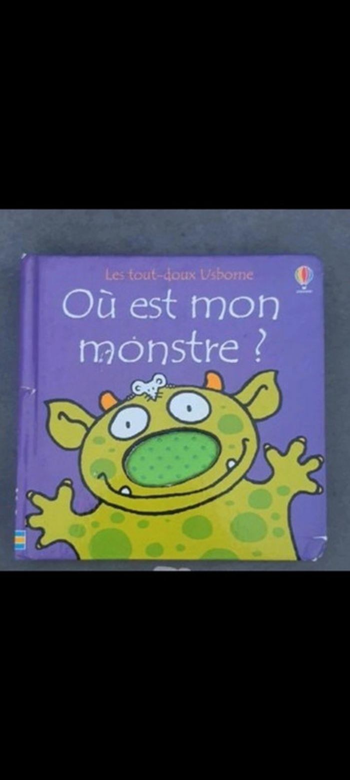 Livre enfant ou est mon monstre