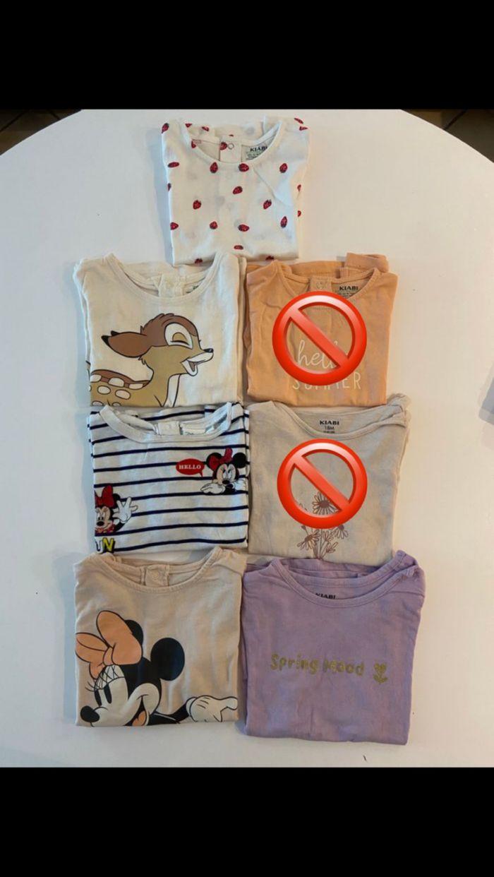 Lot de tee shirt bébé