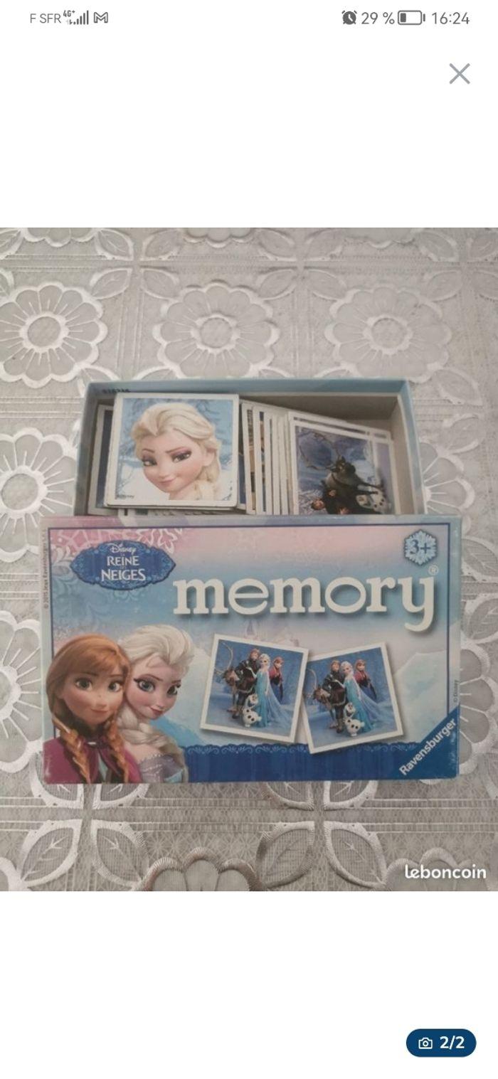 Jeux memory reine des neiges - photo numéro 2