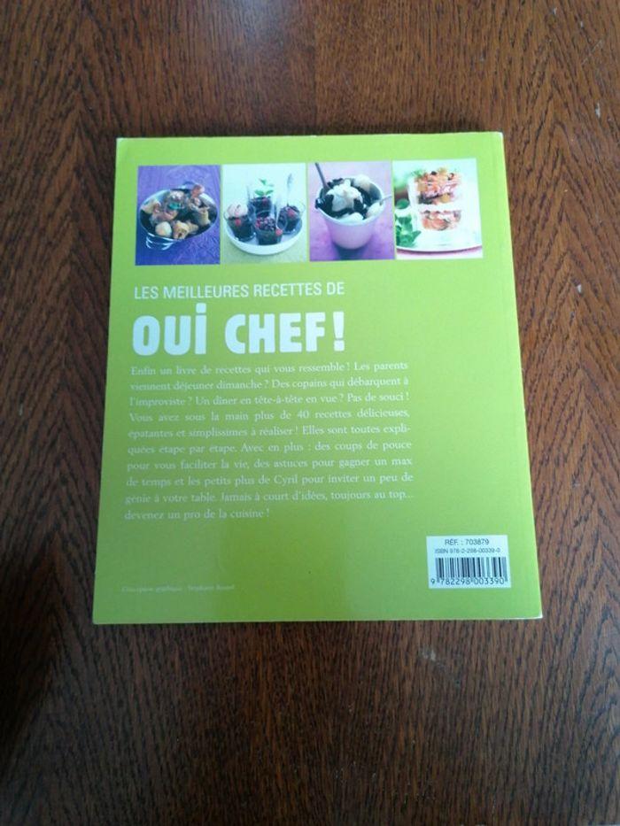 Livre Oui Chef Cyril Lignac cuisine - photo numéro 2