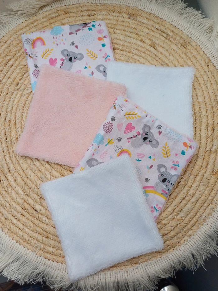 Ensemble trousse et 5 lingettes lavables - motif koalas - photo numéro 9