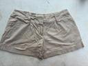 Short beige femme lin