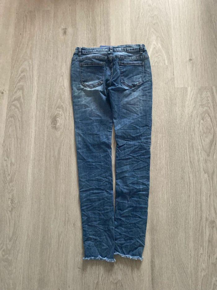 Neuf jean slim bleu fille 14 ans G66 - photo numéro 5