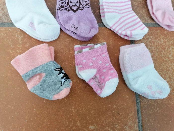 Lot de 10 paires de chaussettes bébé fille - photo numéro 3