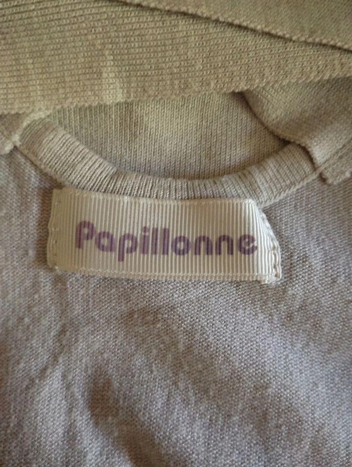 🌸Pull fin beige dos croisé Papillonne 🌸 - photo numéro 3