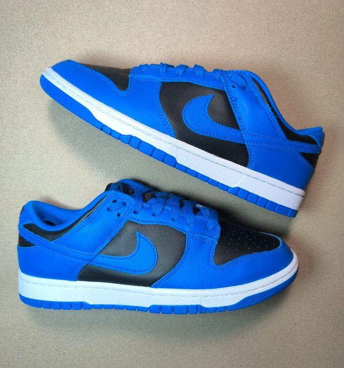 Baskets Nike dunk low cobalt blue bleue marine neuves pointure 41 avec boîte - photo numéro 3