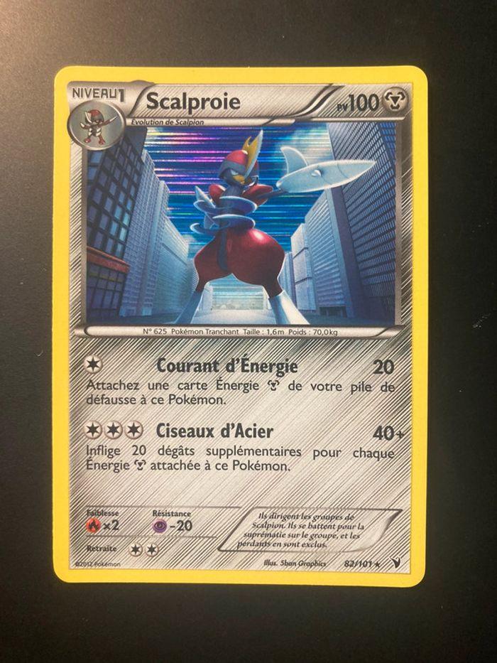 Scalproie 82/101 holo - Noir & Blanc Nobles Victoires - Carte Pokémon rare - photo numéro 1