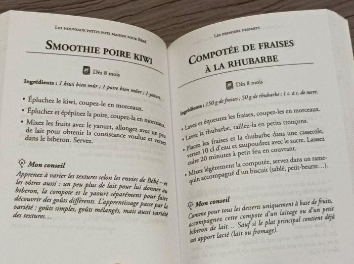 Livre de recette pour petits pots de bébé - photo numéro 3