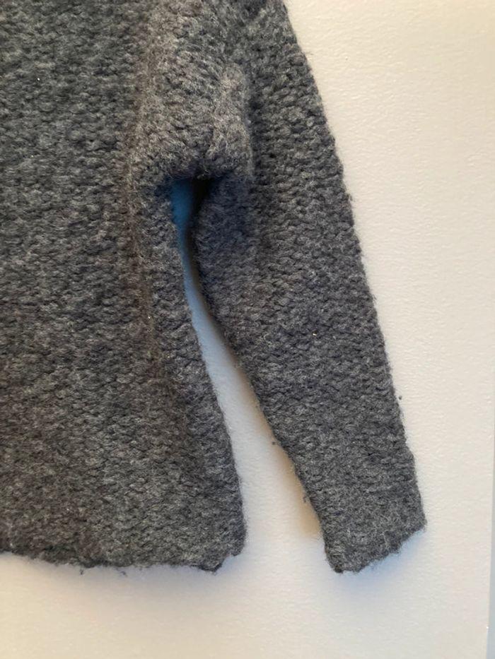 Bonton pull gris foncé 8 ans - photo numéro 6