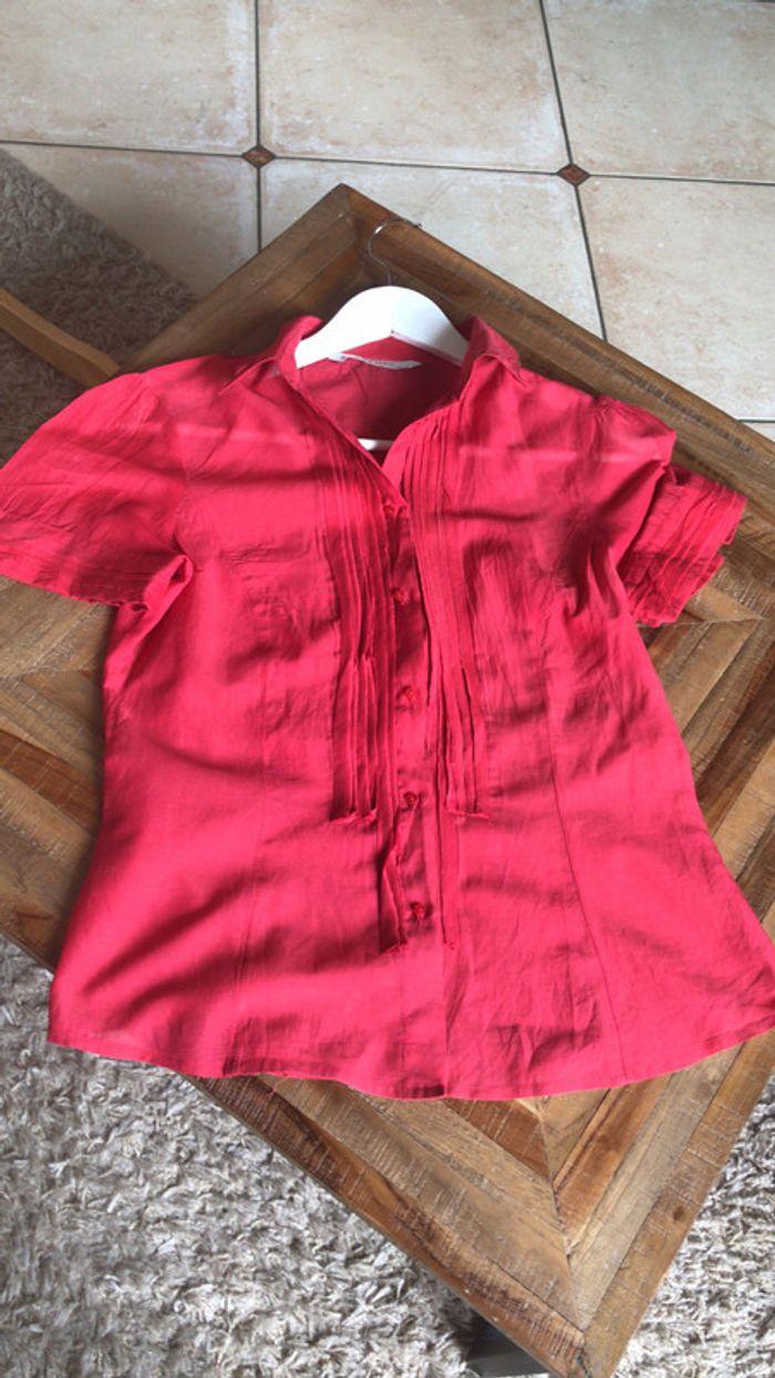 Chemise rouge Zara - photo numéro 1