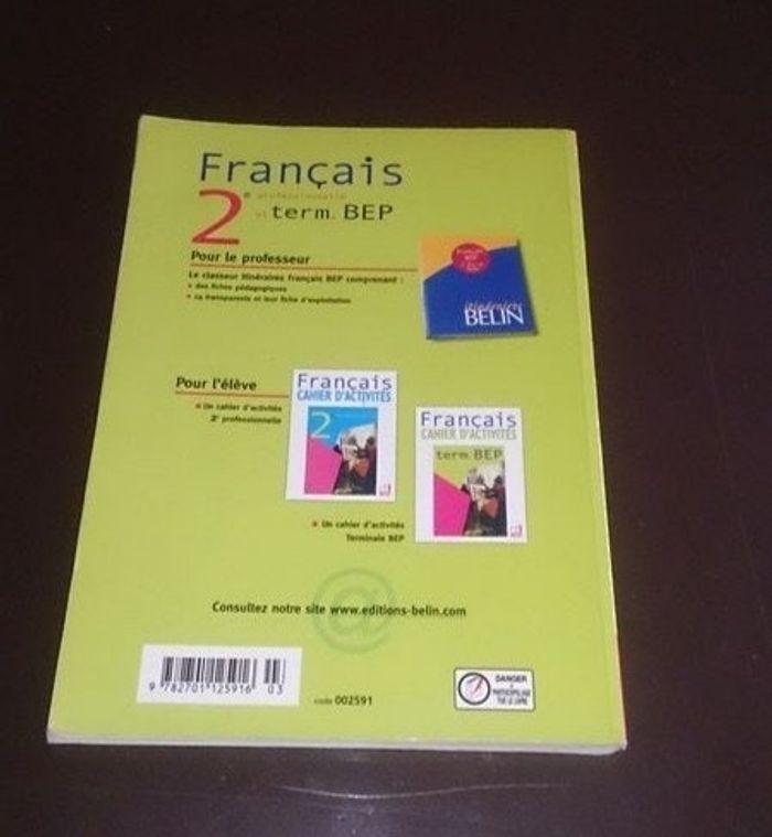 📚Français Seconde professionnelle et Terminale BEP - photo numéro 3