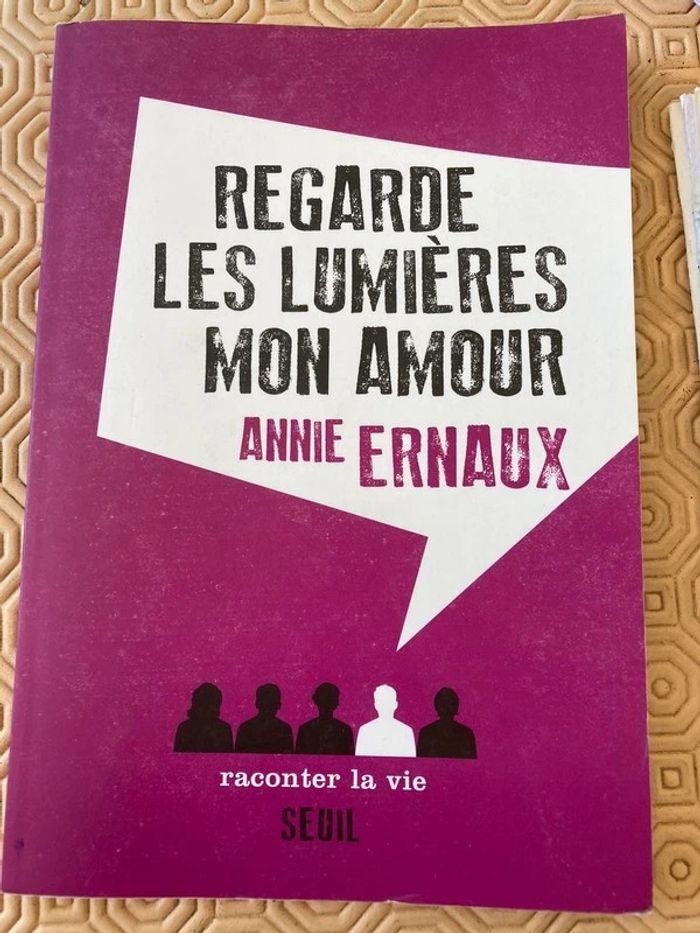 Livre regarde les lumières mon amour - photo numéro 1