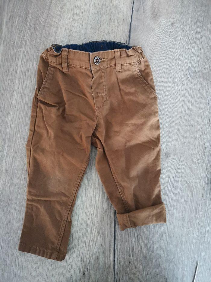 Chino camel 9-12mois