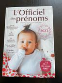 Livre « l’officiel des prénoms »