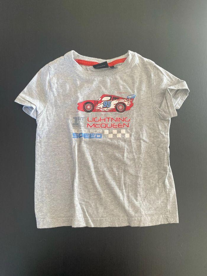 T-shirt Disney pixar mcqueen garçon manche courte - photo numéro 1