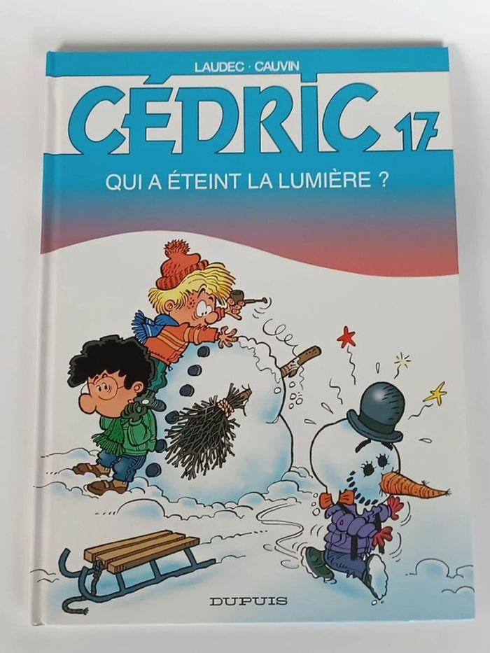 BD Cédric, tome 17 - Qui a éteint la lumière ? - Laudec & Raoul Cauvin