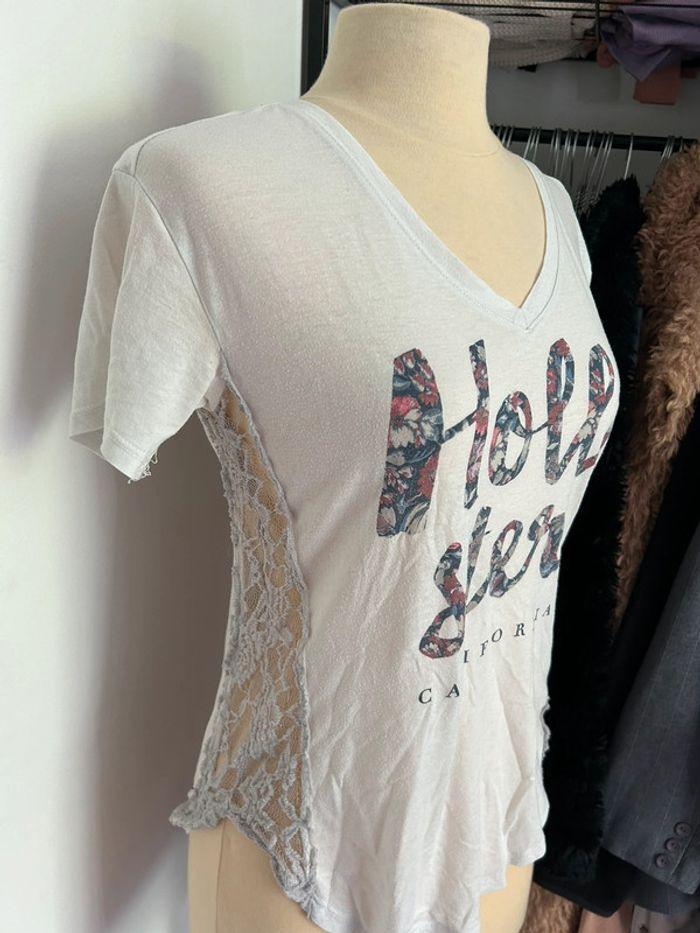 Teeshirt blanc Hollister - photo numéro 2