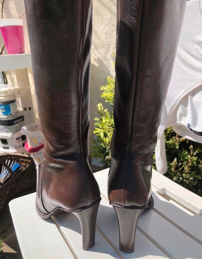 Bottes en cuir San Marina T 37 - photo numéro 6