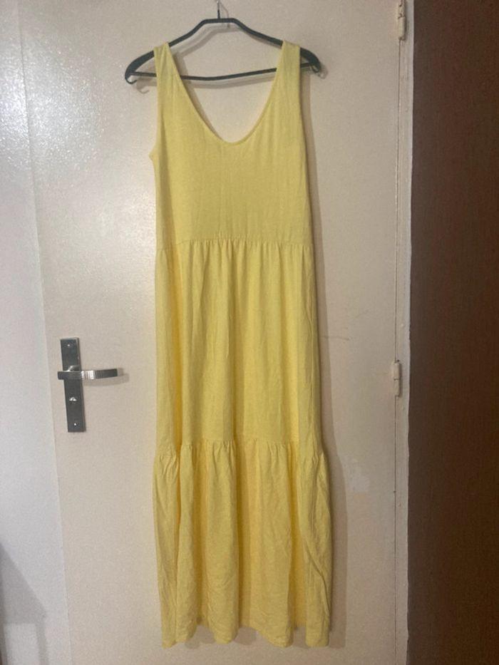 Robe longue mango jaune taille s neuve - photo numéro 9