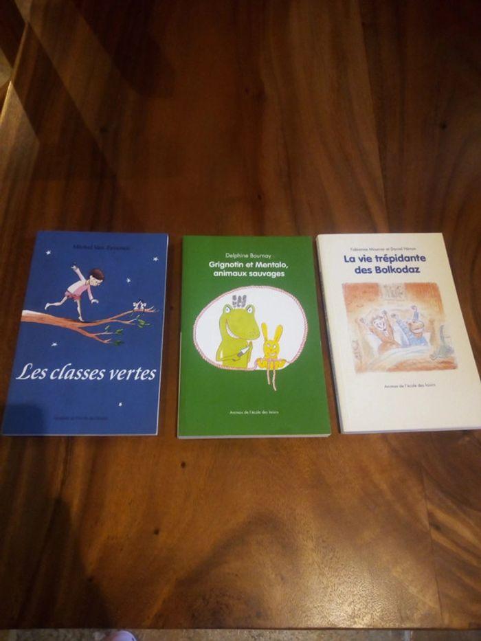 Lot de 3 livres École des Loisirs 7-9ans