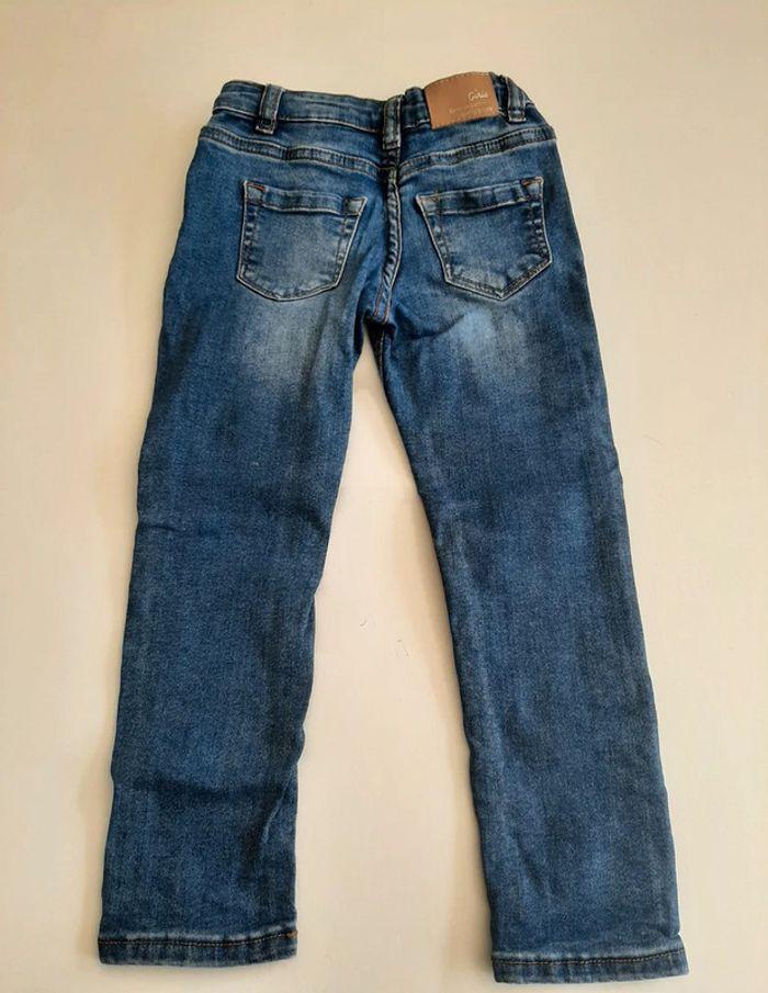 Jeans slim vertbaudet bleu taille 4 ans / 104 cm - photo numéro 2