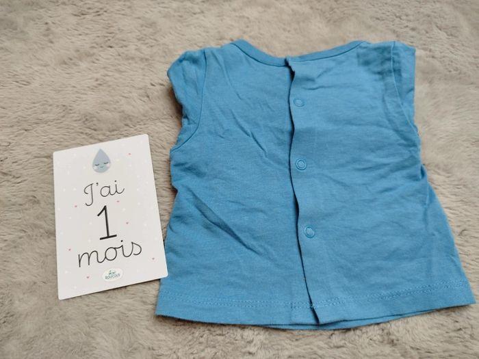 T-shirt manches longues 1 mois (54cm) - photo numéro 2