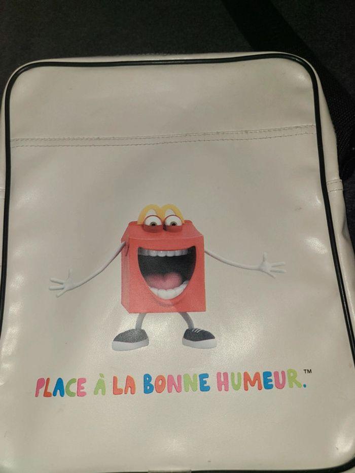 Sac bandoulière beige mc do donalds place à la bonne humeur - photo numéro 3