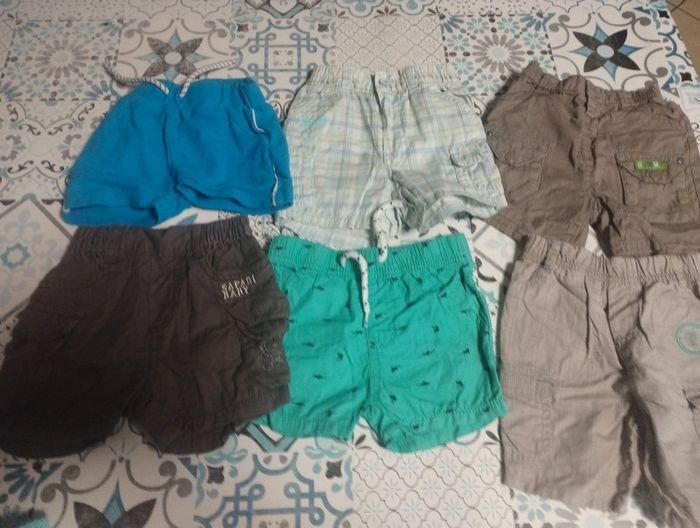 Lot de 6 shorts 6 mois garçon tbe - photo numéro 1