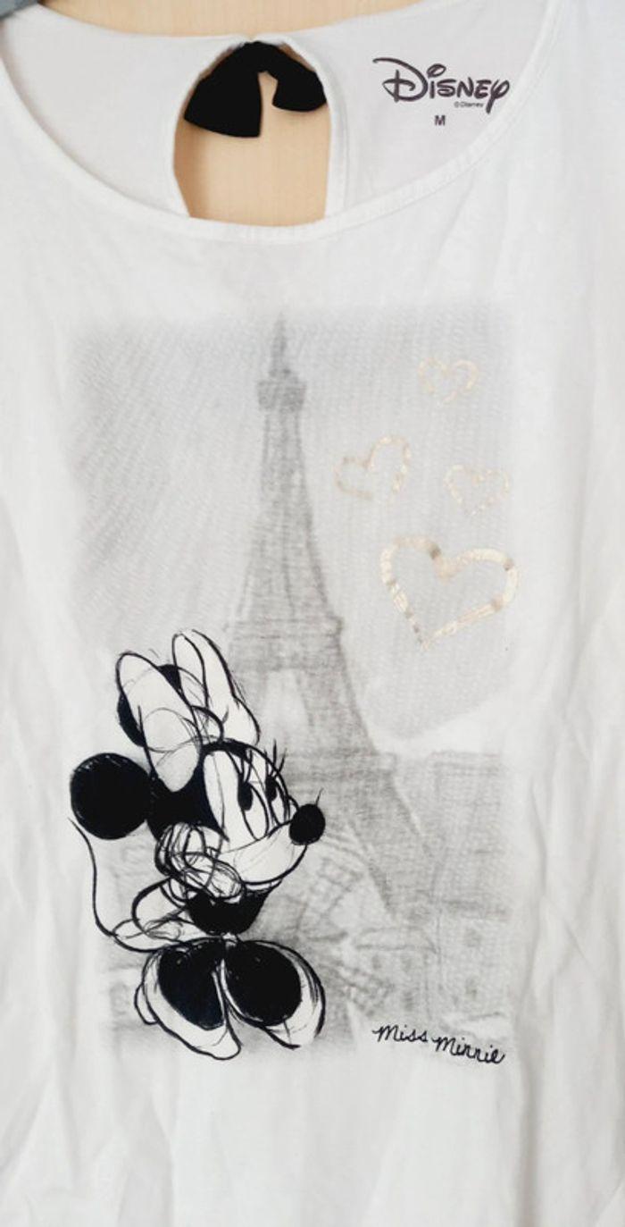 T-shirt femme blanc, Minnie. Disney - photo numéro 3