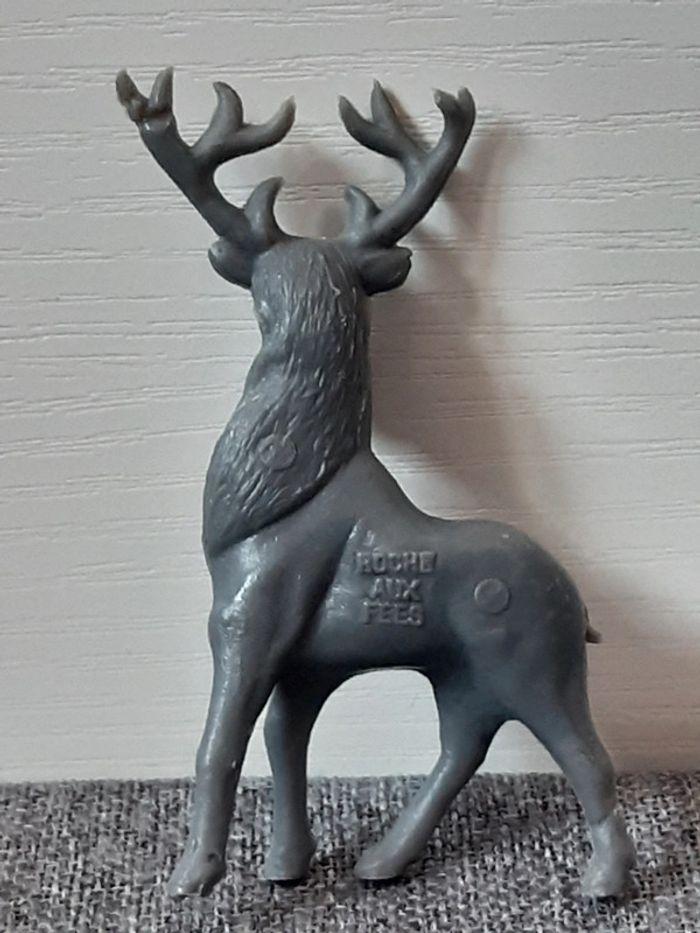 Figurine Plastique gris Cerf 🦌 La roche aux fées - photo numéro 5