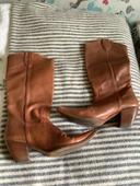 Bottes en cuir type western