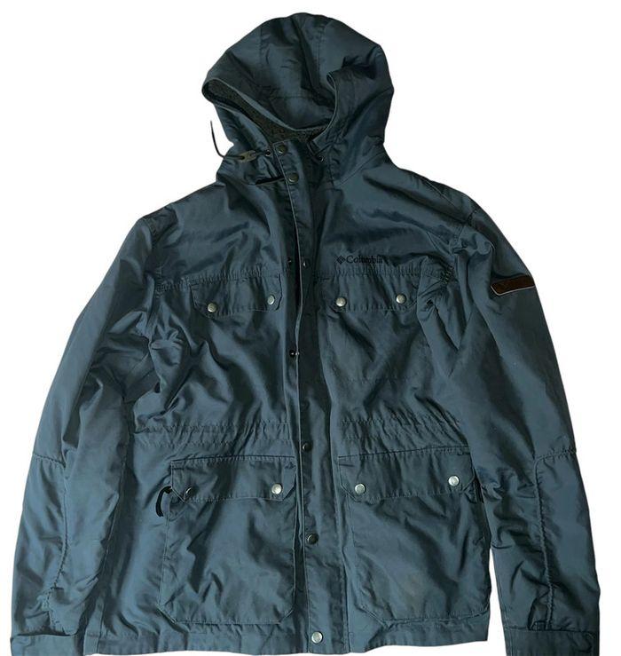 manteau columbia bleu marine - photo numéro 1