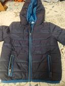 Manteau imperméable bleu garçon 1/2ans tbe