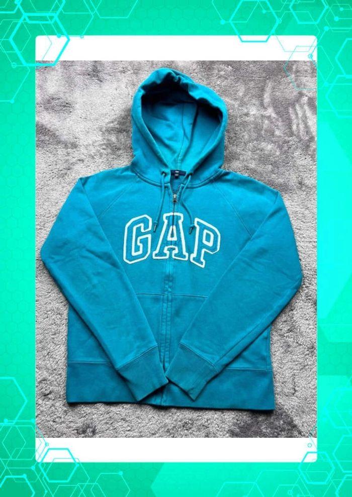 👕 Veste GAP Turquoise Taille XS 👕 - photo numéro 1