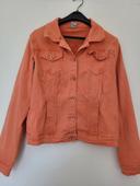 Veste en jean corail taille L