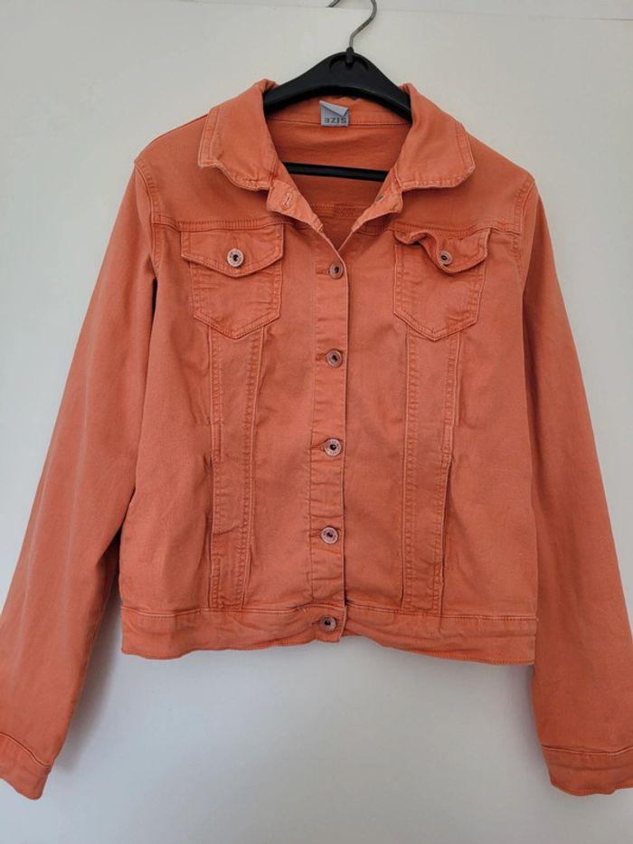 Veste en jean corail taille L - photo numéro 1