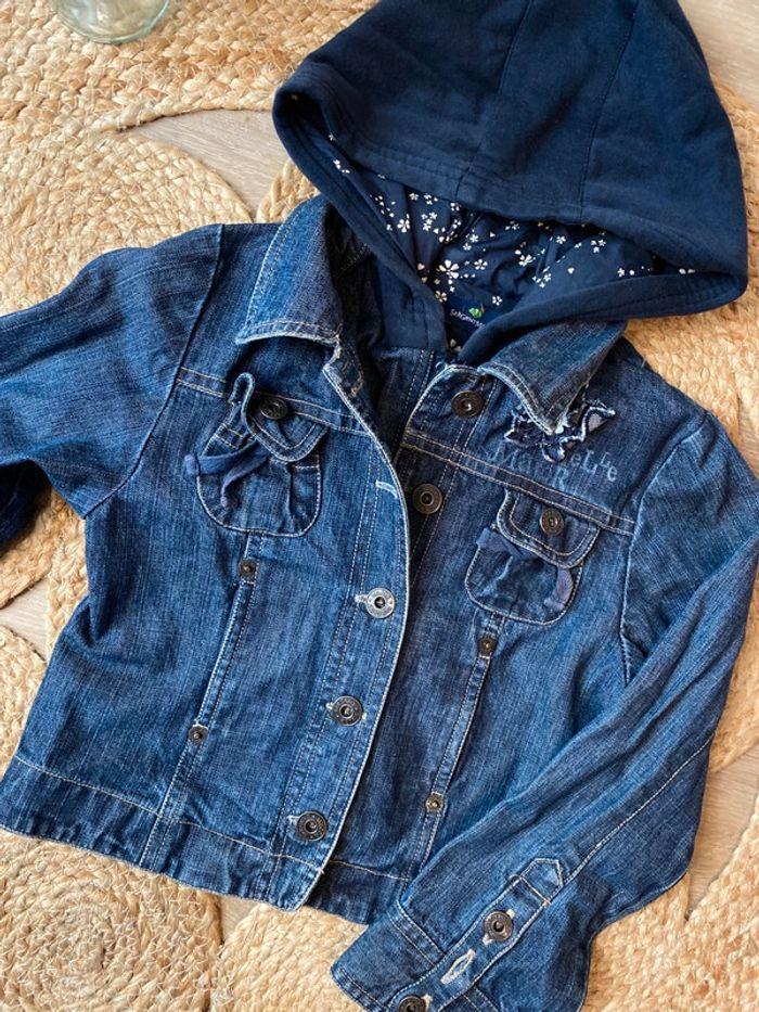 Veste en jean à capuche SergentMajor taille 5 ans / 110 cm - photo numéro 2