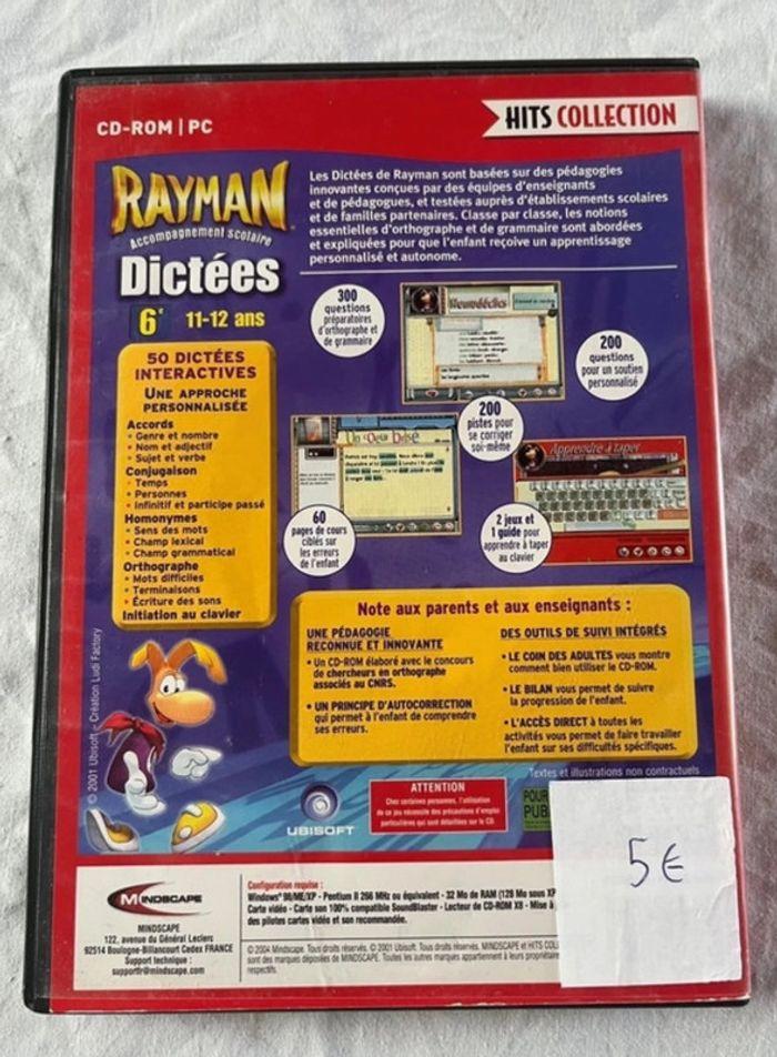 Rayman accompagnement scolaire 6éme - photo numéro 3