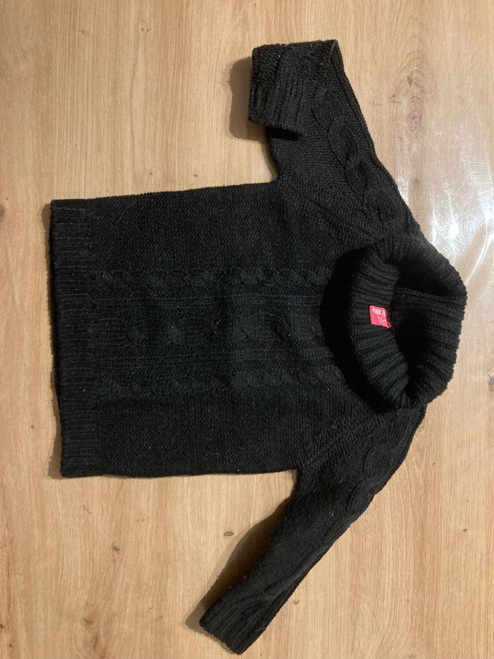 Vend pull noir col roulé taille 3 ans - photo numéro 3