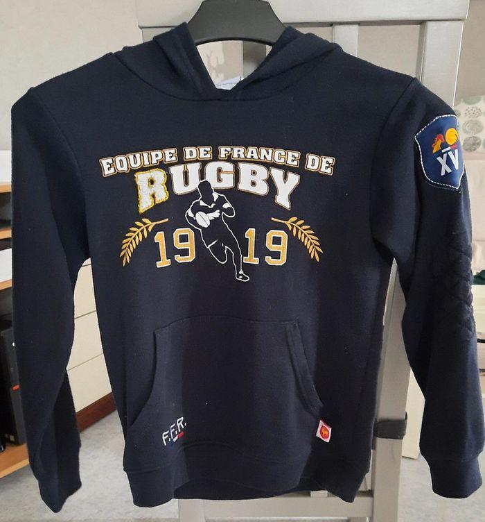 Sweat-shirt capuche 8 ans Rugby - photo numéro 4