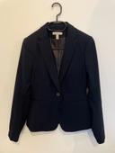 Blazer cintré marine H&M