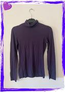 Col roulé violet - Taille S/M