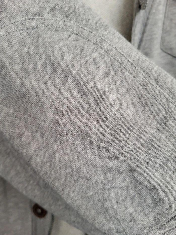 Sweat gris clair zippé Pepe Jeans Taille L - photo numéro 9